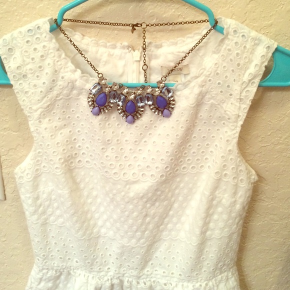 J. Crew Dresses & Skirts - ⬇️FINAL PRICE⬇️ J. Crew Lucille White Eyelet Dress