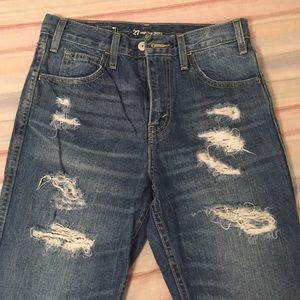 Skinny high rise jeans