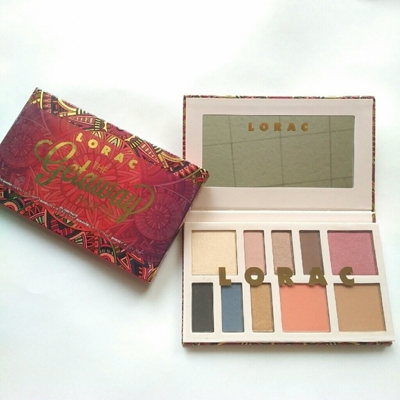LE BNIB Lorac The Getaway Eye and Cheek Palette