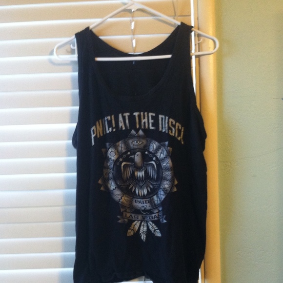 Panic! At the Disco graphic tank top.