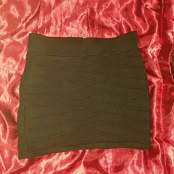 Black bandage skirt