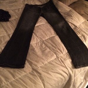 7 for all mankind jeans boot cut washed black 31