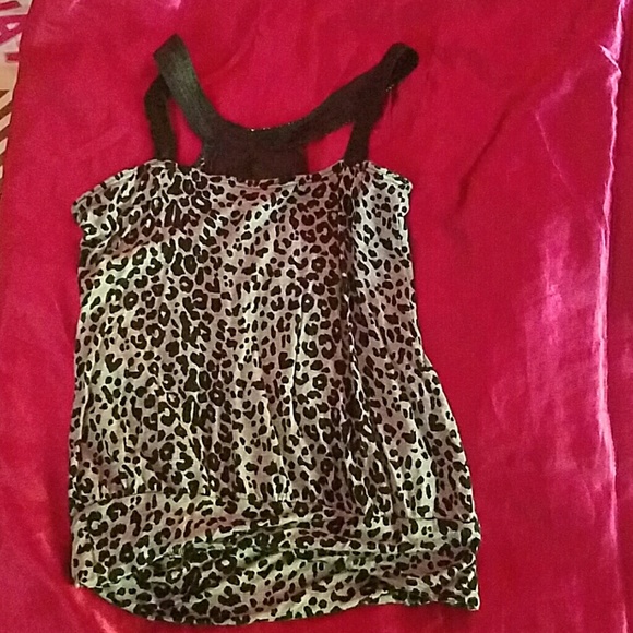 Leopard prink top - Picture 2 of 2