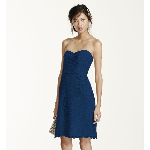 Lace bridesmaid dress