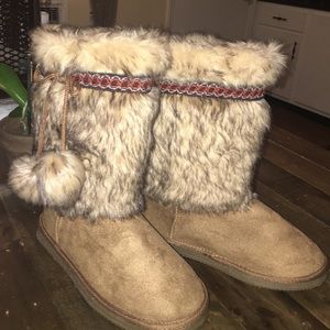 Just Fab Fur Boots
