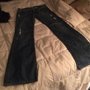7 for all mankind flares !! Med blue 29