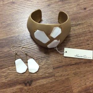 Kenneth Cole brand new bracelet and earrings set