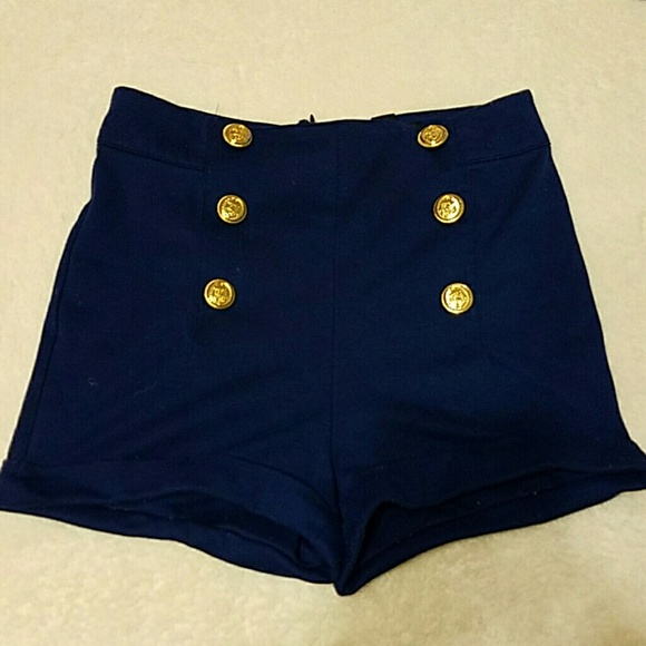 Forever 21 high waisted sailor shorts