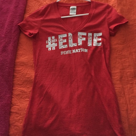 PINK NATION "#ELFIE" shirt