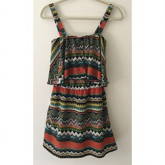 Francesca's Blue Rain dress small
