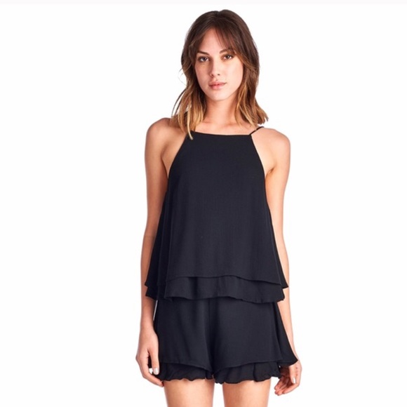 Ruffle Tank & Shorts Set