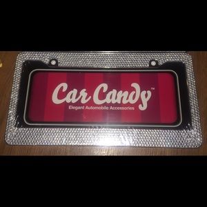 Bling License Plate Cover