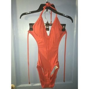 Fringe One Piece Swimsuit