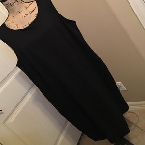 NWOT Black Scoop Neck Dress Sz 20W