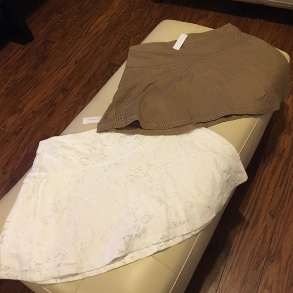 Two New York & Co skater skirts