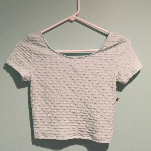 Light blue crop top - Picture 1 of 2