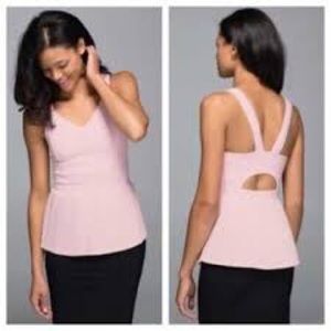NWT lululemon city tank pink