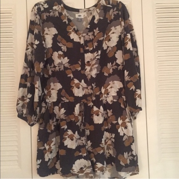 Long Sleeve Floral Romper