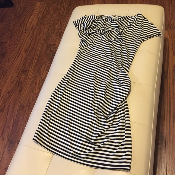 Max Studio L stretch dress