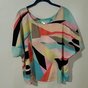 2x Xhilaration Loose Fit Blouse