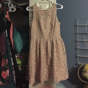 Blush colored Lauren Conrad dress