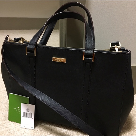 Kate Spade Black Loden Newbury Lane Handbag