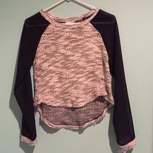 Black and white pac sun LA Hearts shirt