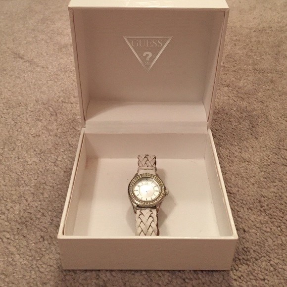 Guess Accessories - GUESS White Watch Good condition Original Box