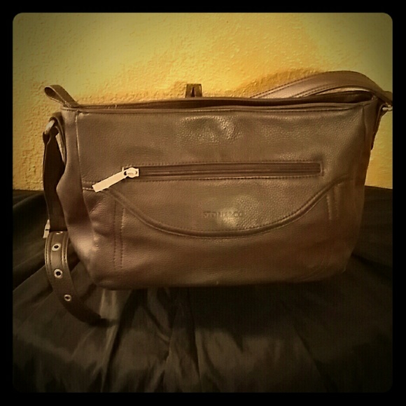 Stone & Co leather brown bag