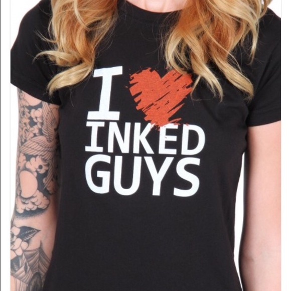 I Heart Inked Guys Tee by Inked.