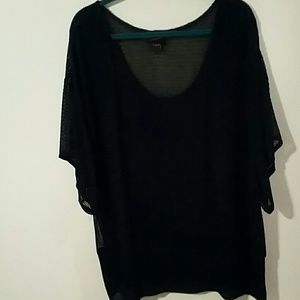 Sz 3 Navy Crochet Shirt