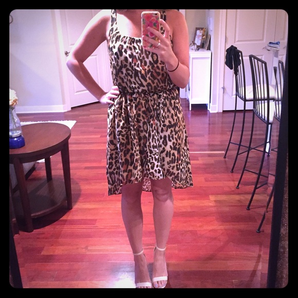 Leopard cocktail dress