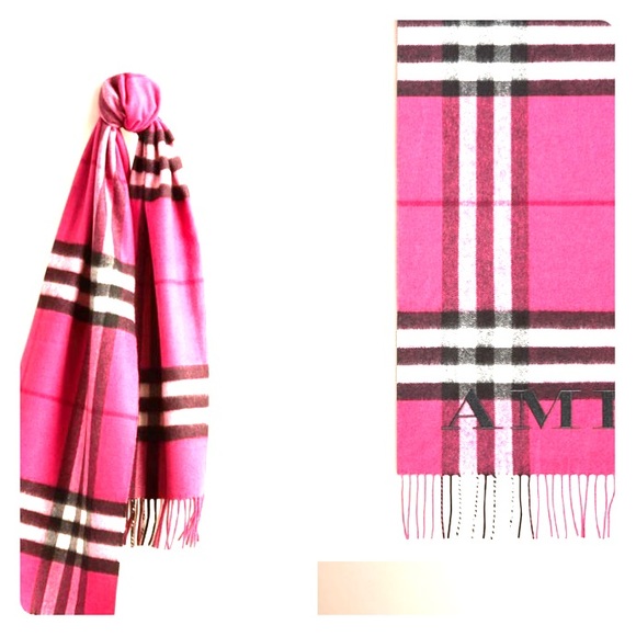 Authentic pink Burberry Scarf 🎀