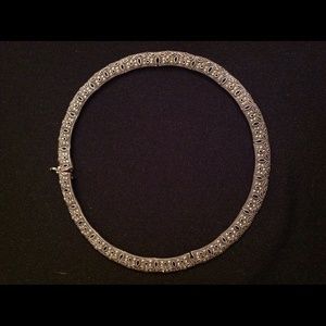 Sterling Silver Dress Necklace