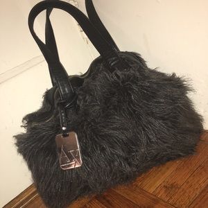 Armani Faux Fur Bag