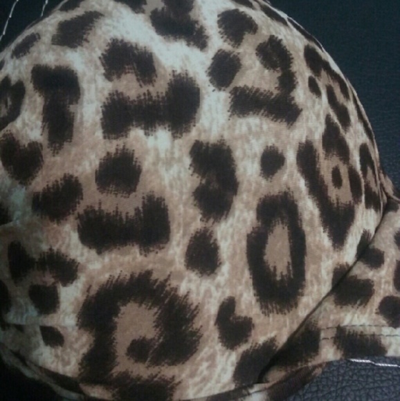Leopard Print Bathing Suit Top - Picture 3 of 3