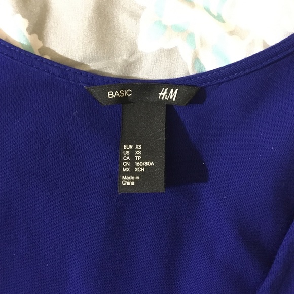 SOLD!! Size XS H&M navy blue maxi dress - Picture 2 of 4