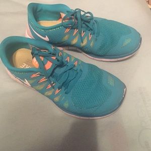 Teal Nikes!!