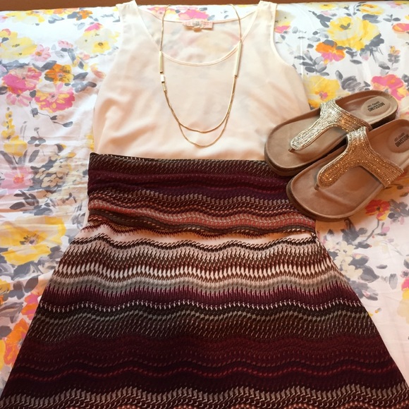 🚫SOLD🚫 Printed Maxi Skirt