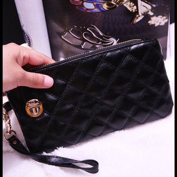 White/Black Women Wallet - Picture 2 of 4