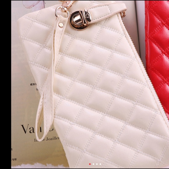 White/Black Women Wallet - Picture 3 of 4