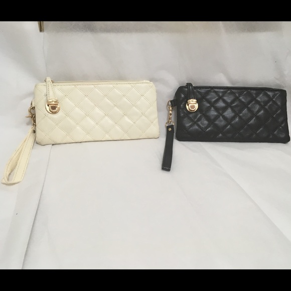 White/Black Women Wallet - Picture 4 of 4