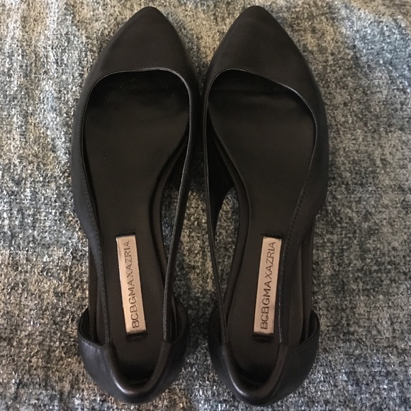 BCBGMaxAzria Window Cutout Studded Heel Flats - Picture 2 of 4