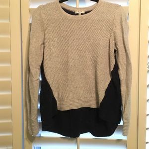 Color block Madewell sweater