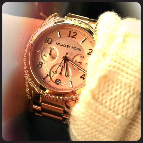 Authentic ROSE GOLD Michael Kors watch 💋