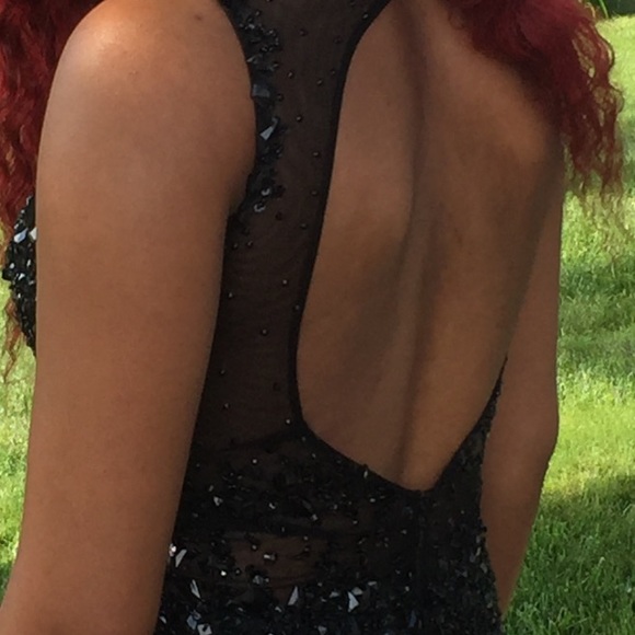 Prom gown by Jovani (nude) - Picture 3 of 4