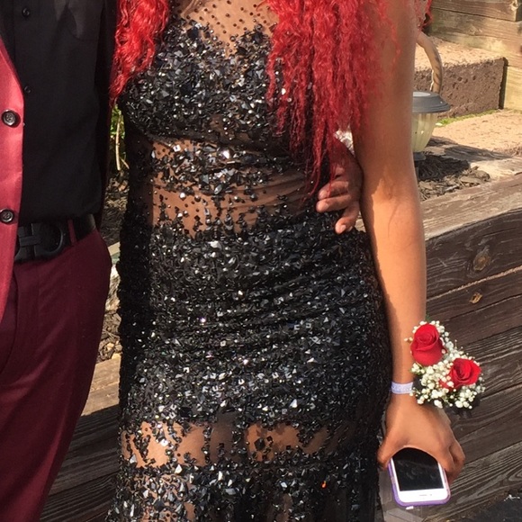 Prom gown by Jovani (nude) - Picture 4 of 4