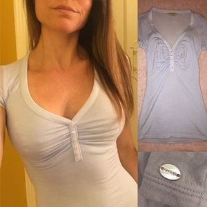 Guess- light blue shirt