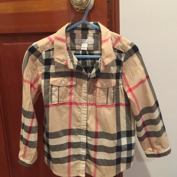Boys Burberry Dress Shirt