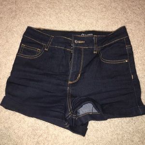 Denim jean shorts